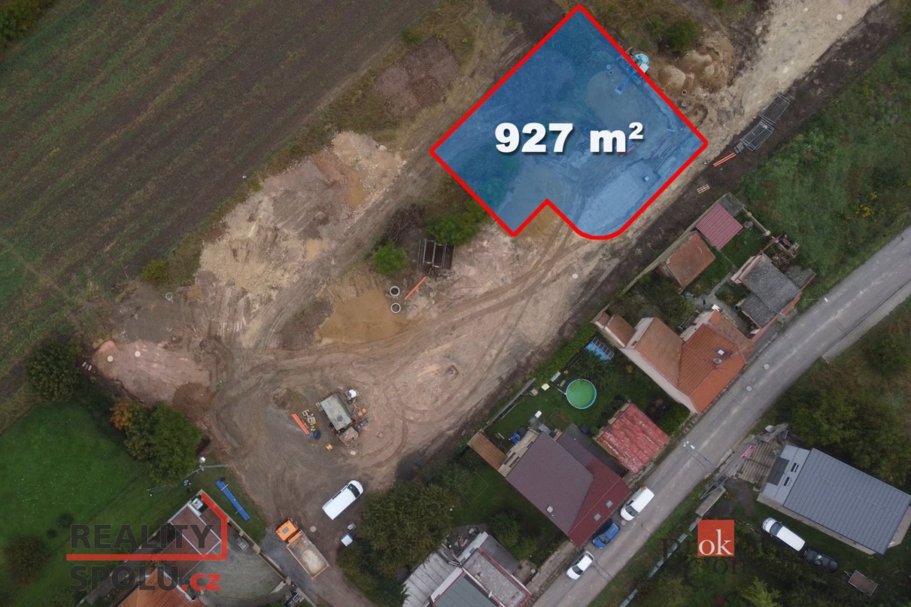 Prodej, pozemky/bydlení, 927 m2, Brandýsek, Kladno [ID 68188]